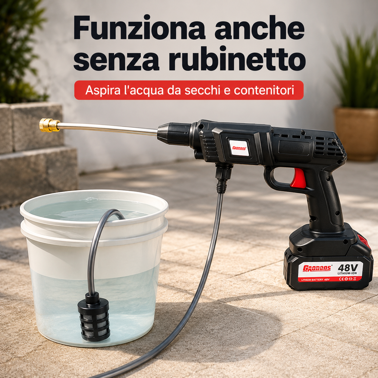 HydroJet™ – Idropulitrice Portatile Senza Fili