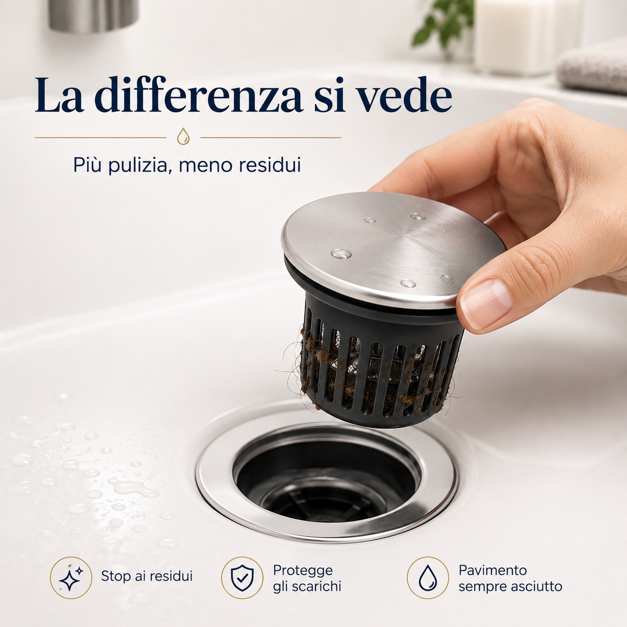 Tappo Lavandino Universale